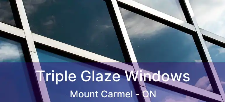  Triple Glaze Windows Mount Carmel - ON