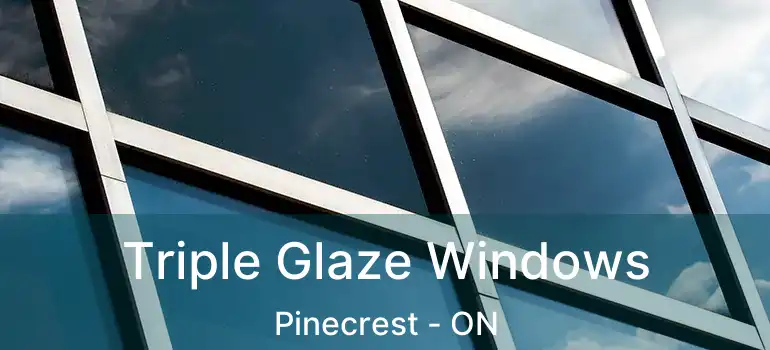  Triple Glaze Windows Pinecrest - ON