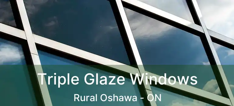  Triple Glaze Windows Rural Oshawa - ON