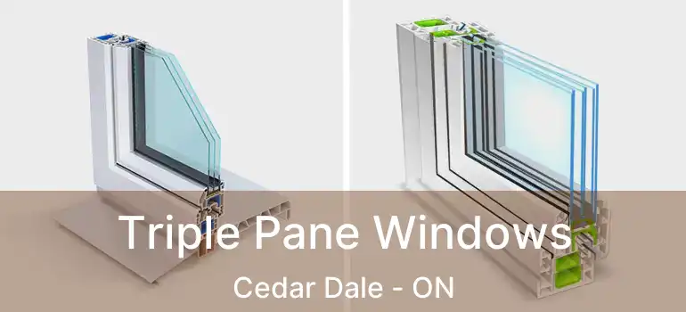  Triple Pane Windows Cedar Dale - ON