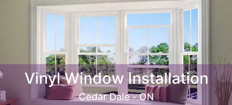  Vinyl Window Installation Cedar Dale - ON