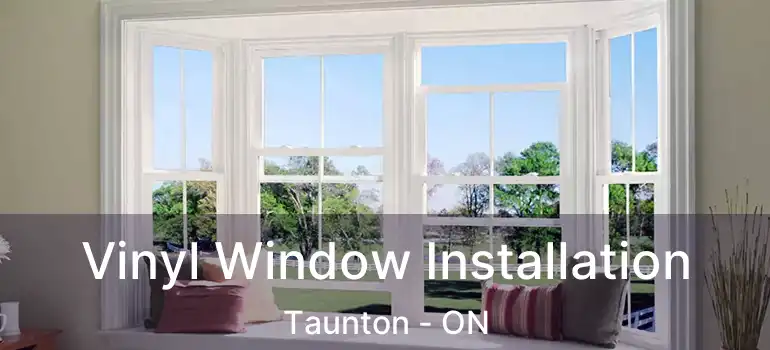  Vinyl Window Installation Taunton - ON