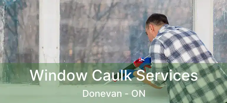  Window Caulk Services Donevan - ON