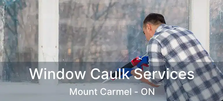  Window Caulk Services Mount Carmel - ON