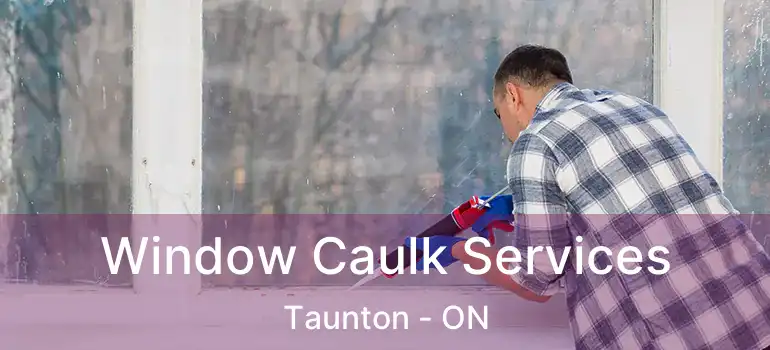  Window Caulk Services Taunton - ON