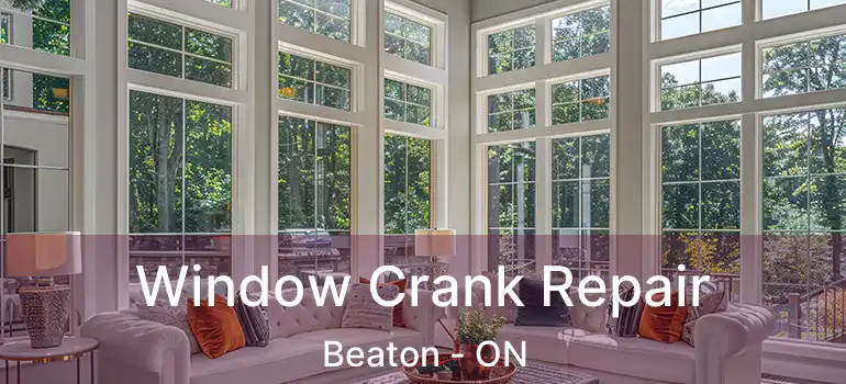  Window Crank Repair Beaton - ON