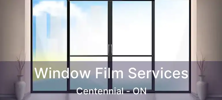  Window Film Services Centennial - ON