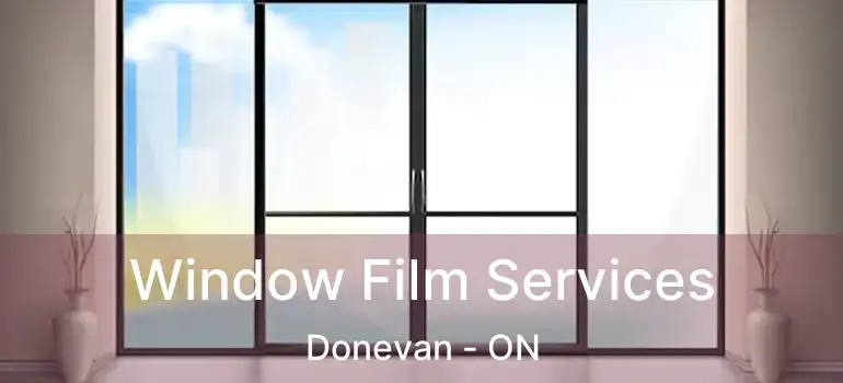  Window Film Services Donevan - ON