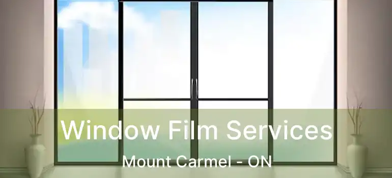  Window Film Services Mount Carmel - ON