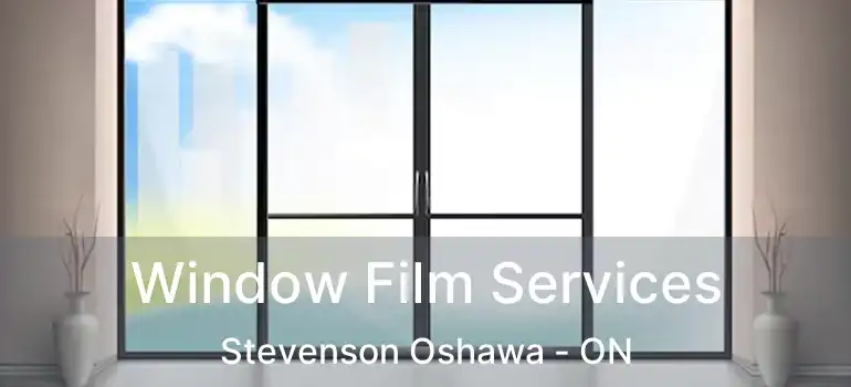  Window Film Services Stevenson Oshawa - ON