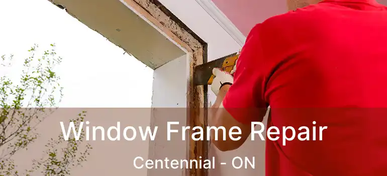  Window Frame Repair Centennial - ON