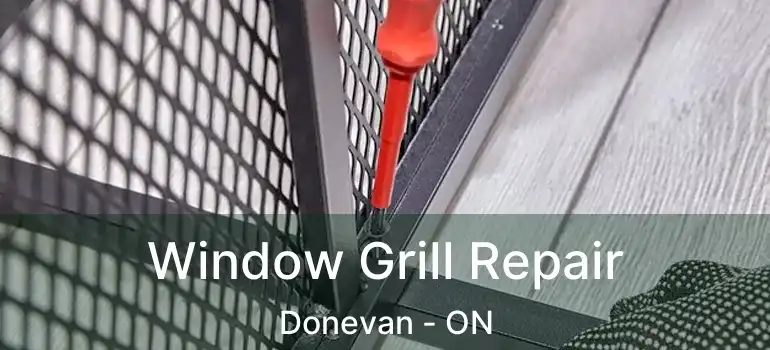  Window Grill Repair Donevan - ON