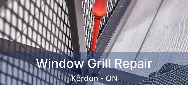  Window Grill Repair Kerdon - ON