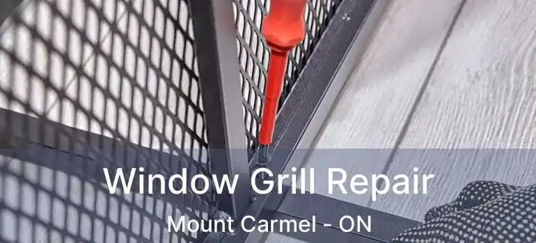  Window Grill Repair Mount Carmel - ON