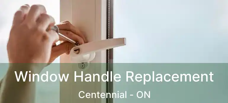  Window Handle Replacement Centennial - ON