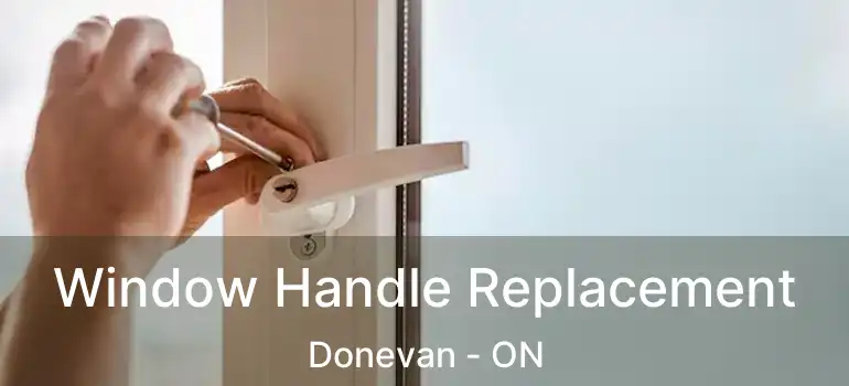  Window Handle Replacement Donevan - ON