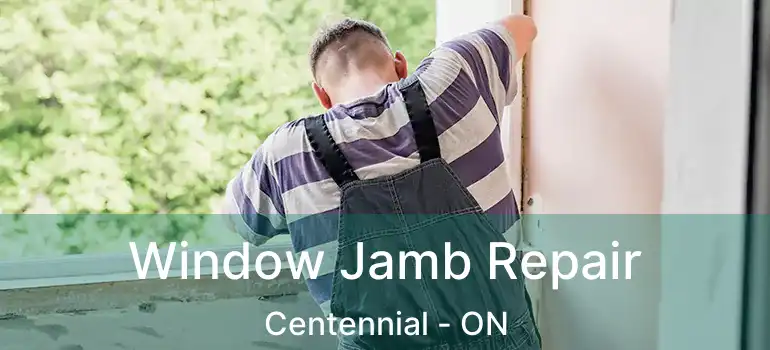  Window Jamb Repair Centennial - ON