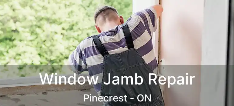  Window Jamb Repair Pinecrest - ON