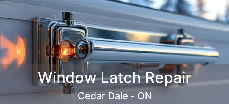  Window Latch Repair Cedar Dale - ON