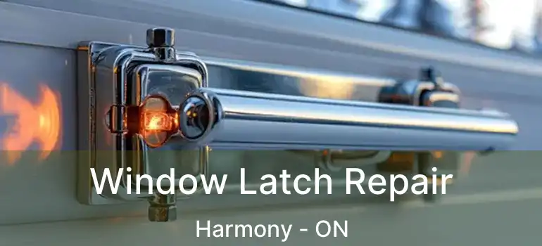  Window Latch Repair Harmony - ON