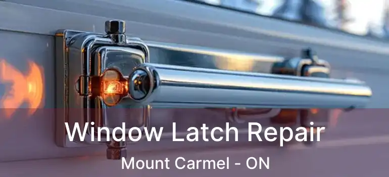  Window Latch Repair Mount Carmel - ON