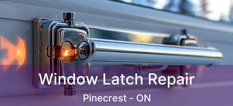  Window Latch Repair Pinecrest - ON