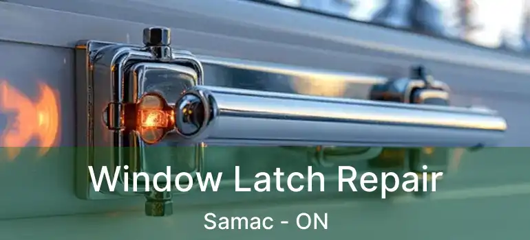  Window Latch Repair Samac - ON