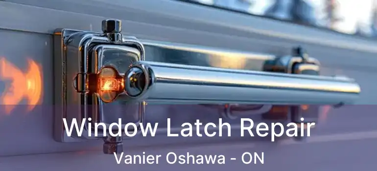  Window Latch Repair Vanier Oshawa - ON