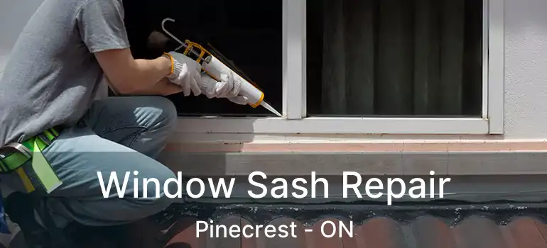  Window Sash Repair Pinecrest - ON