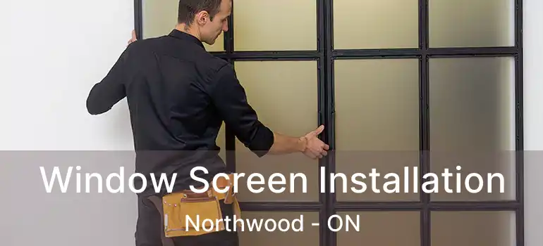  Window Screen Installation Northwood - ON