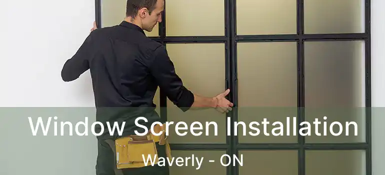  Window Screen Installation Waverly - ON