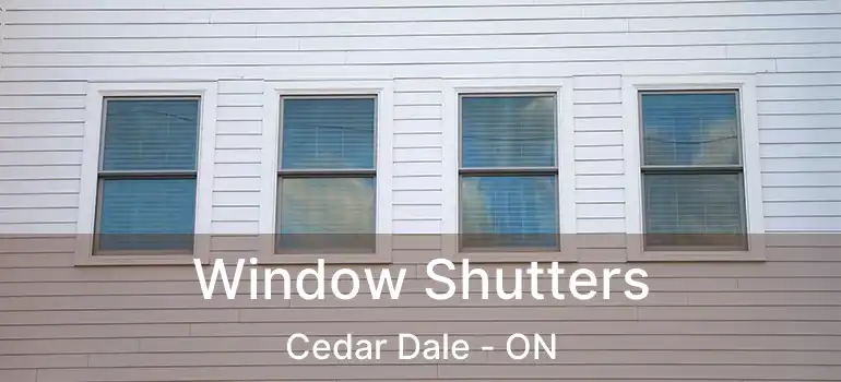  Window Shutters Cedar Dale - ON