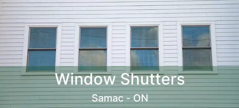  Window Shutters Samac - ON