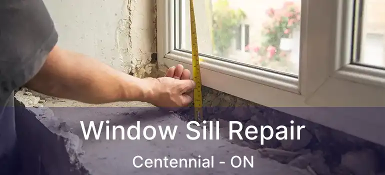  Window Sill Repair Centennial - ON