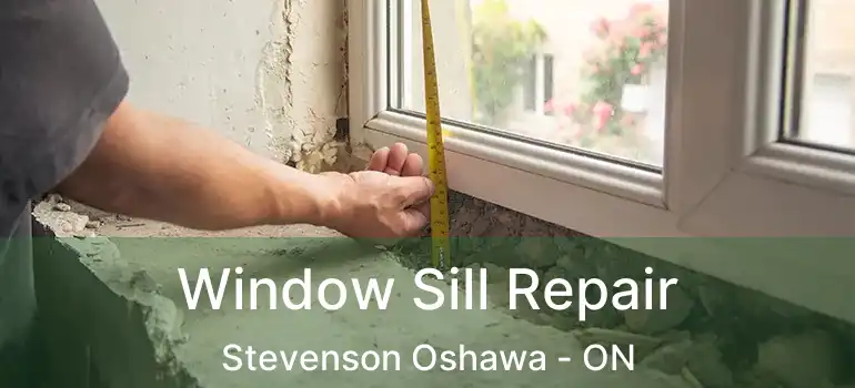  Window Sill Repair Stevenson Oshawa - ON