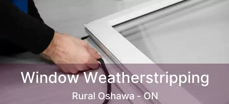  Window Weatherstripping Rural Oshawa - ON