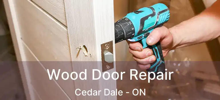  Wood Door Repair Cedar Dale - ON