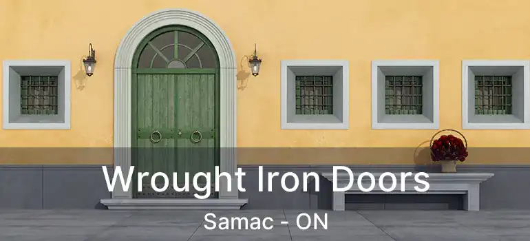  Wrought Iron Doors Samac - ON